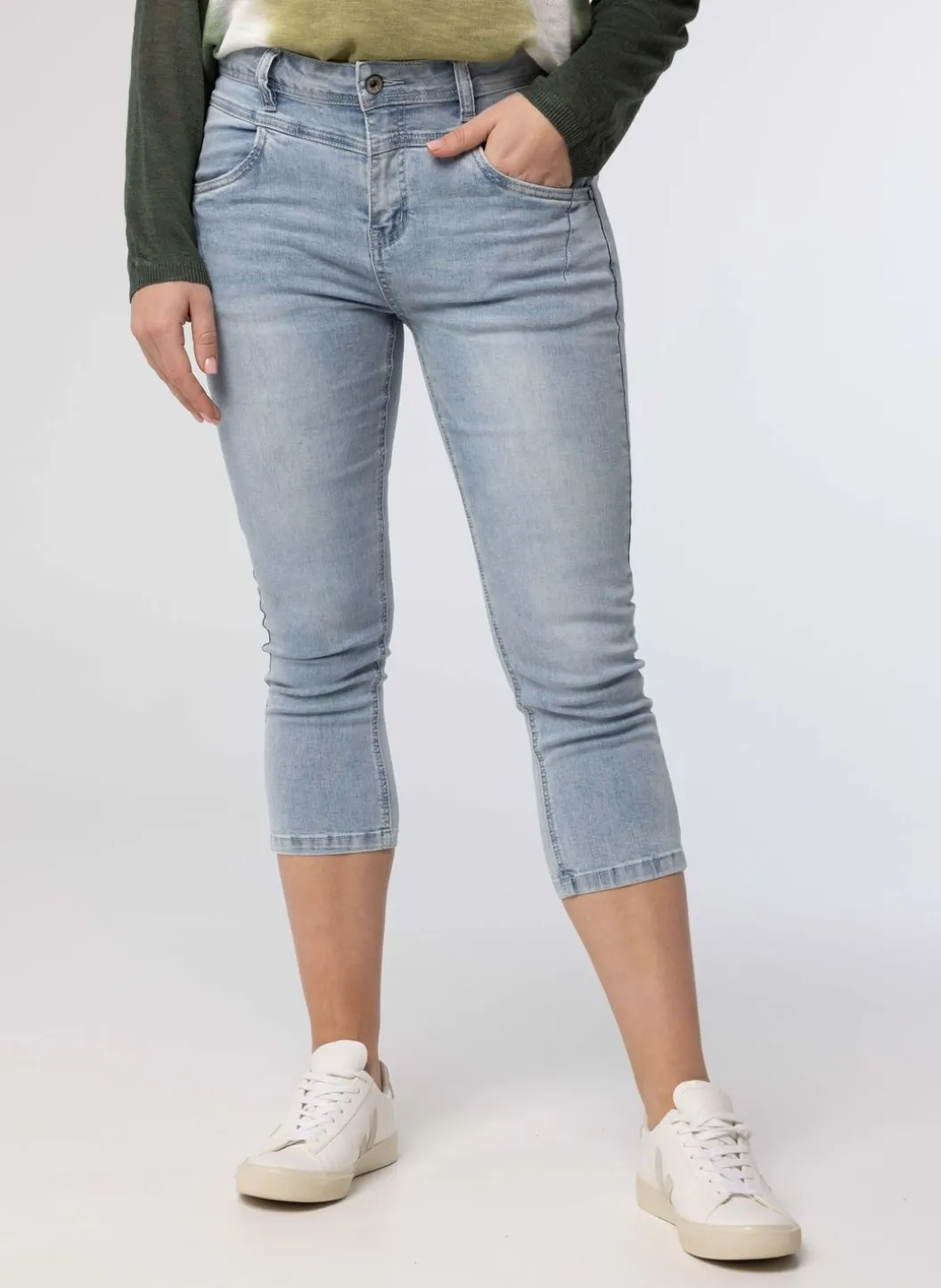 Driekwart Denim Jeans