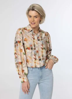 E Blouse Met Bloemenprint