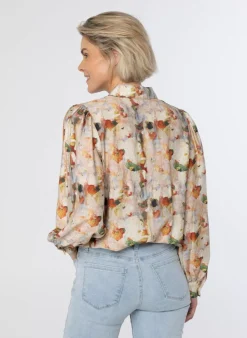 E Blouse Met Bloemenprint
