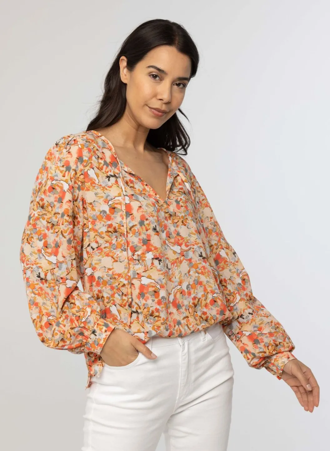 E Blouse Met Koordjes