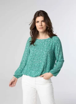 E Blouse Met Pofmouwen