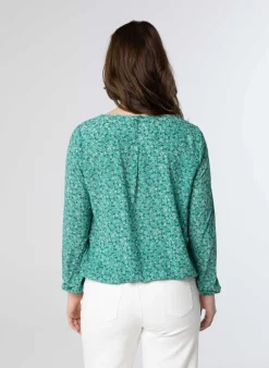E Blouse Met Pofmouwen