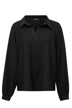 E Blouse Met Pofmouwen