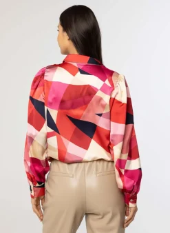 E Blouse Roze