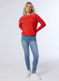 E Denim Broek Van Katoenmix