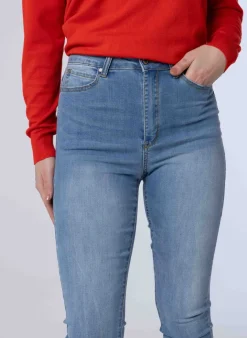E Denim Broek Van Katoenmix
