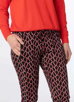 E Elastische Broek Met Patroon