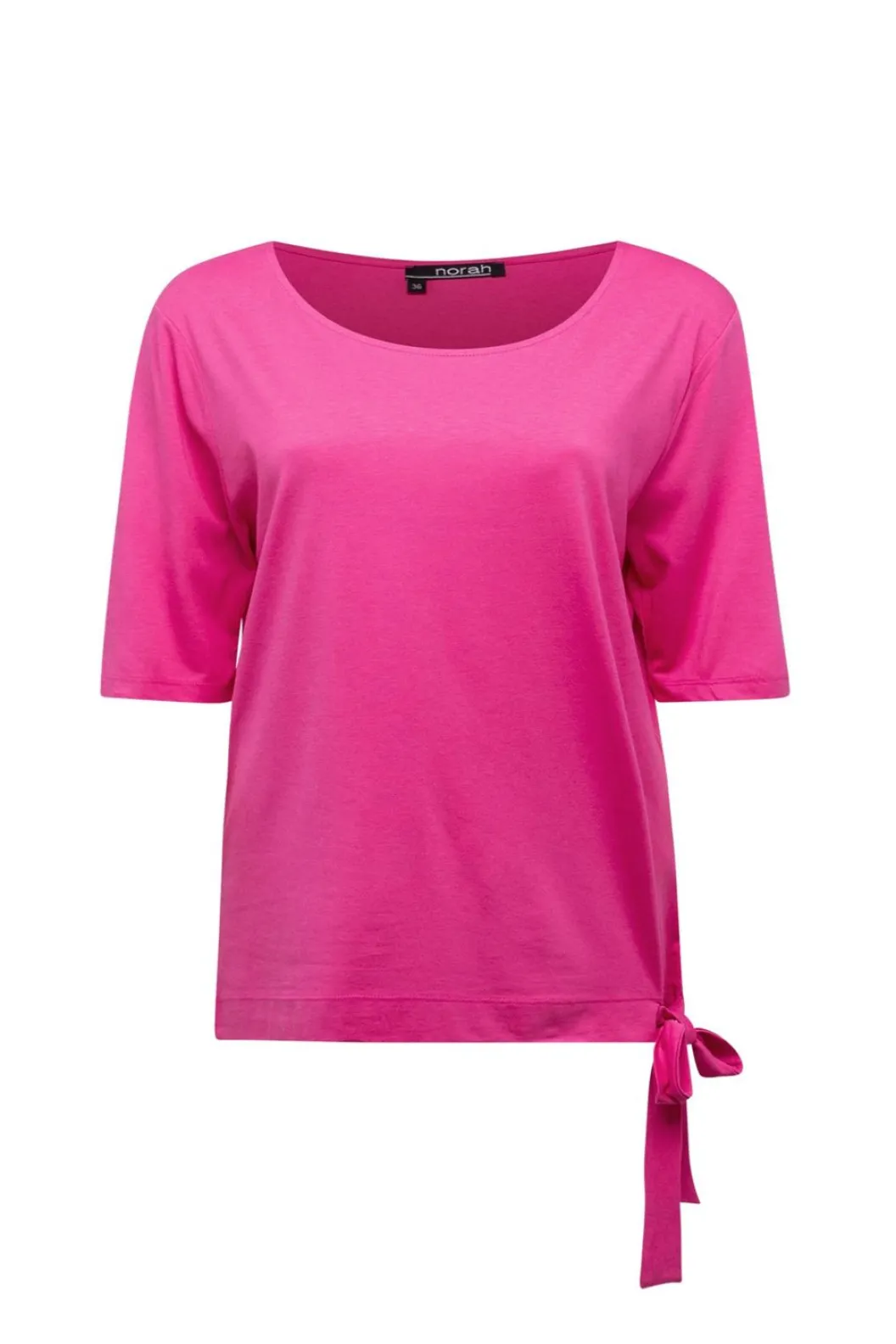Fuchsia Shirt Met Strik