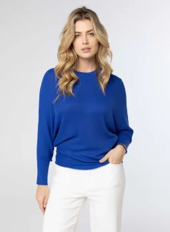 Gebreide Kobalt E Trui