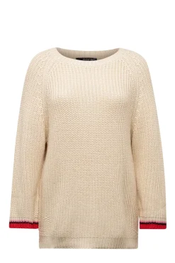 Gele Grof Gebreide Trui