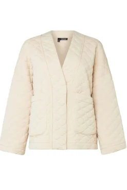 Gewatteerde Kimonojas Zandkleur