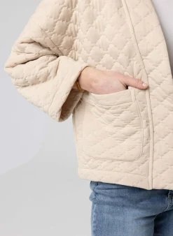 Gewatteerde Kimonojas Zandkleur