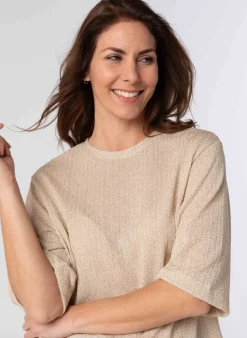 Gouden Metallic Trui