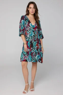 Midi Jurk Meerkleurig