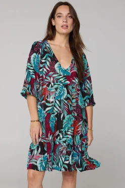 Midi Jurk Meerkleurig