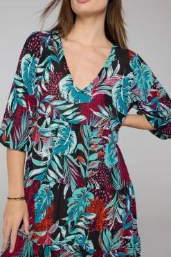 Midi Jurk Meerkleurig