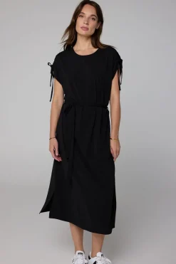 Midi Jurk Met Koordjes