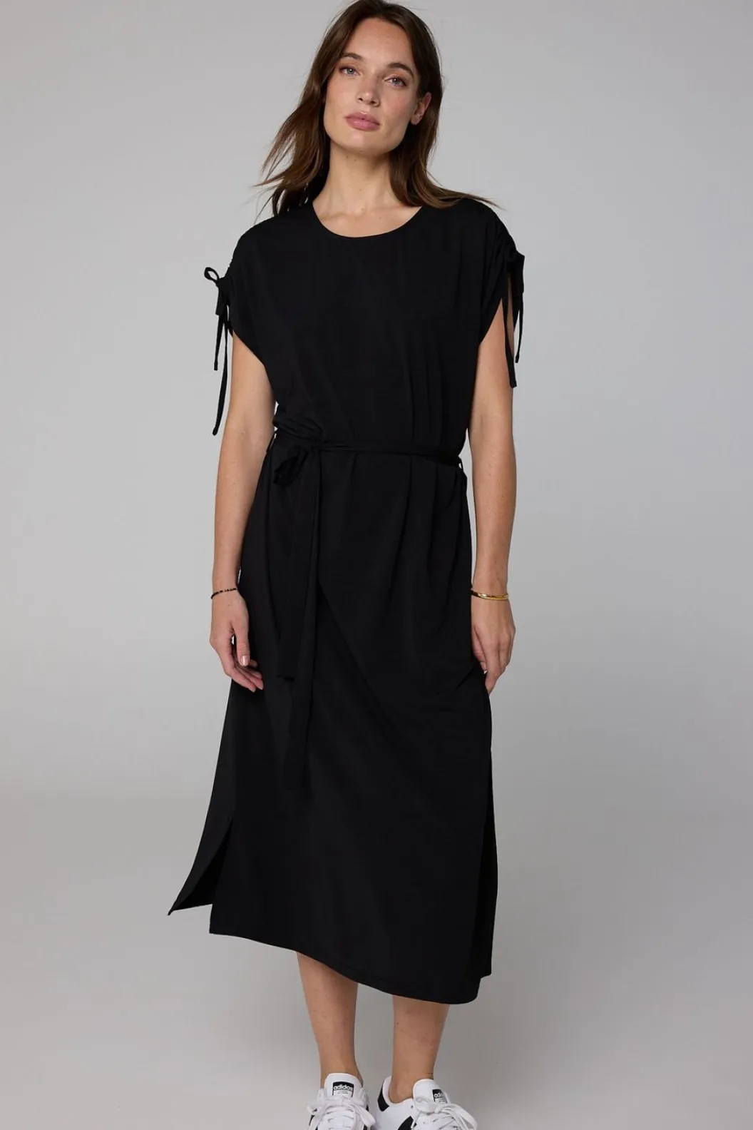 Midi Jurk Met Koordjes