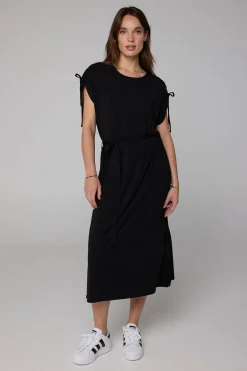 Midi Jurk Met Koordjes