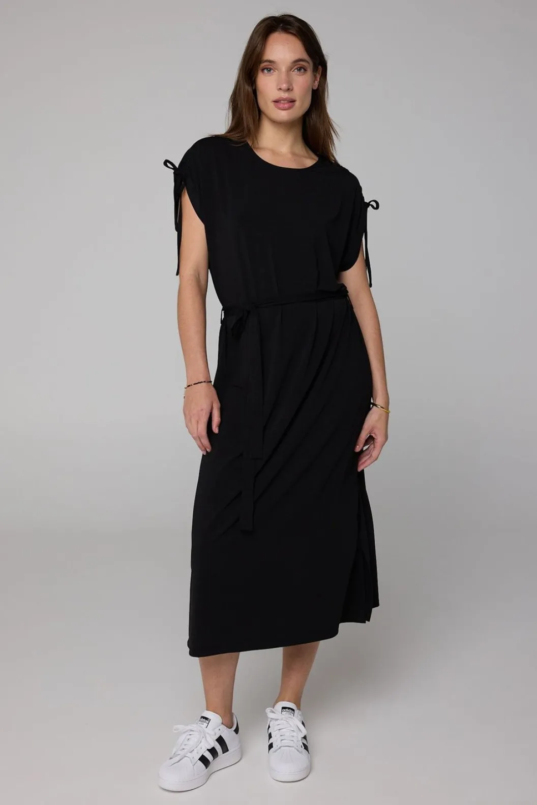 Midi Jurk Met Koordjes