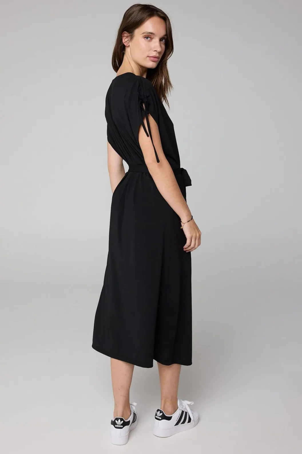 Midi Jurk Met Koordjes