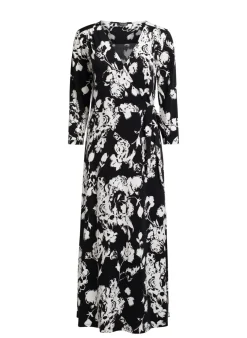 Midi Overslagjurk /Wit