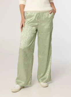 Mint E Glanzende Pantalon