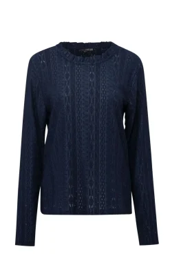 Shirt Met Ajour En Ruches