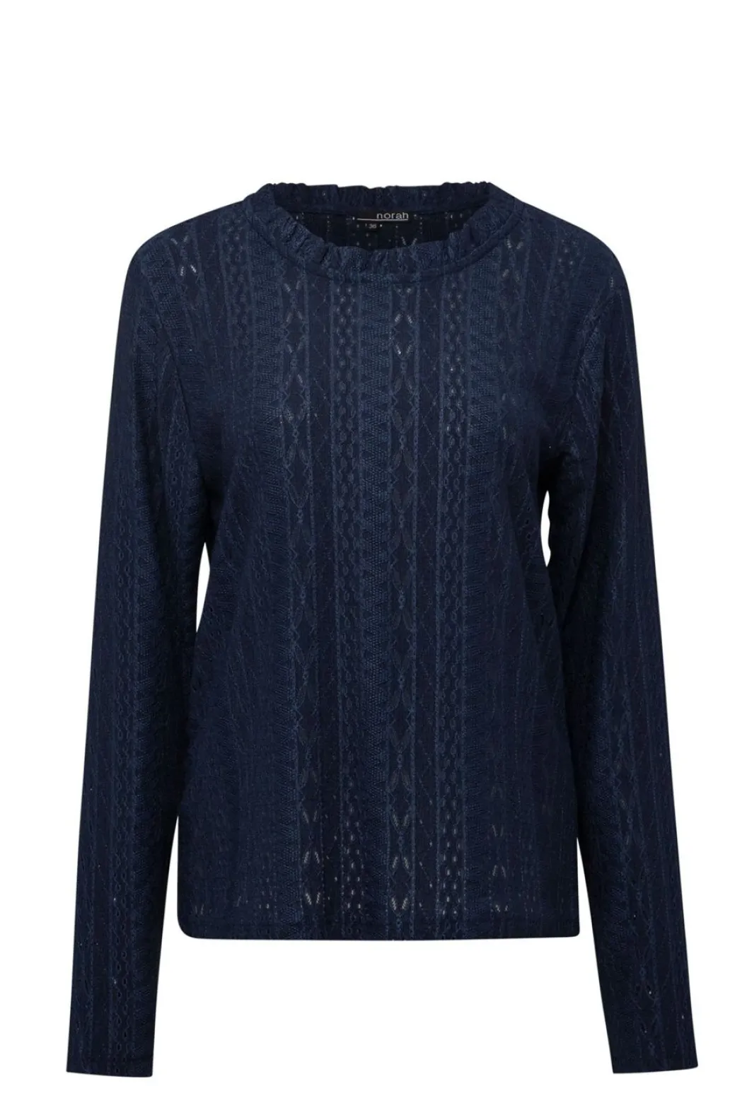 Shirt Met Ajour En Ruches