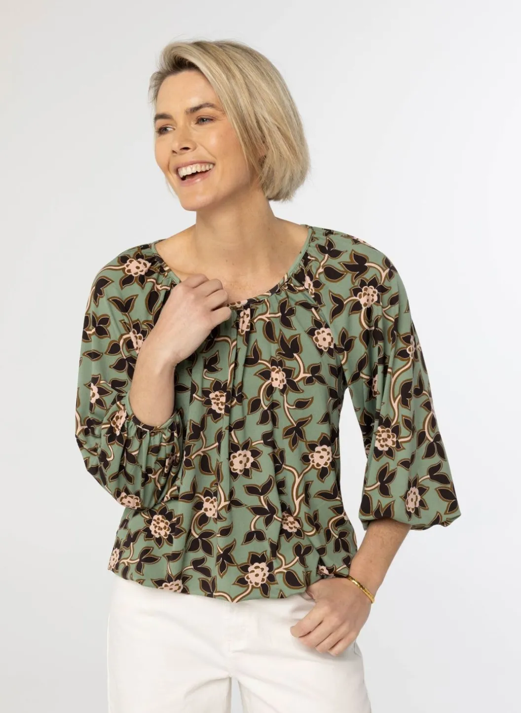 Shirt Met Botanische Print
