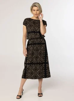 Shirt Met Gouden Print