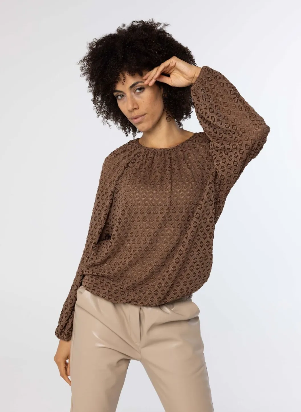 Shirt Met Open Print