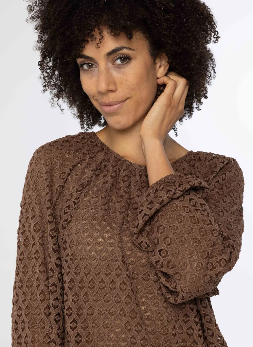 Shirt Met Open Print