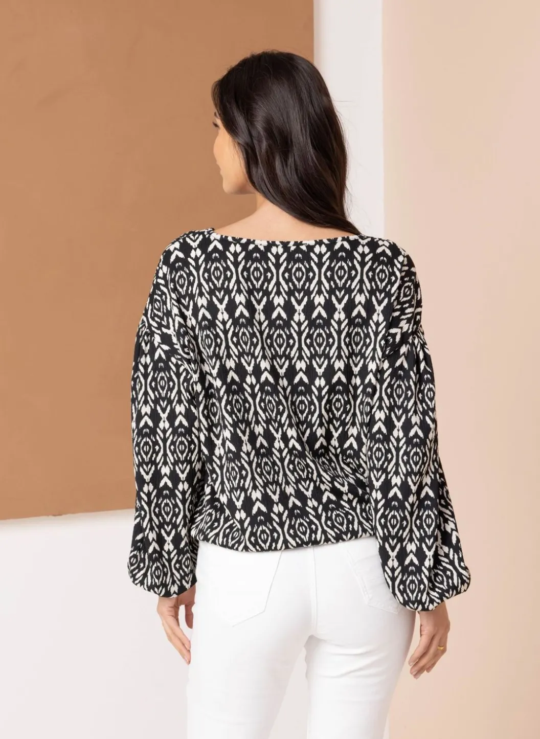 Shirt Met Strikdetail