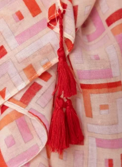 Sjaal Meerkleurig Roze