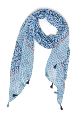 Sjaal Met Oranje Detail