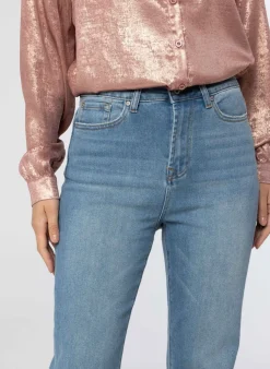 Spijkerbroek Met Rafelrand