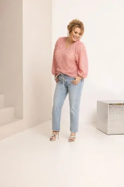 Spijkerbroek Met Strik