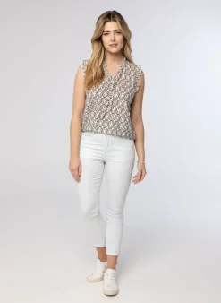 Top Met Grafische Print