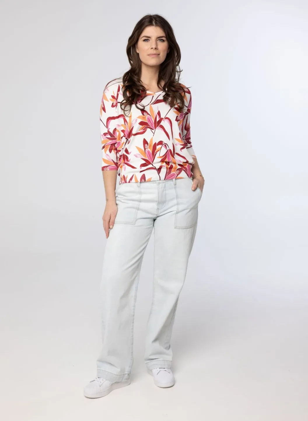 Trui Met Bloemenprint