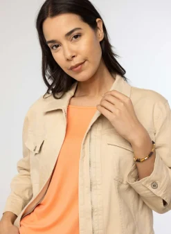 Zandkleurig Spijkerjack