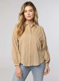 Zandkleurige Blouse