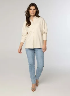 Zandkleurige Blouse