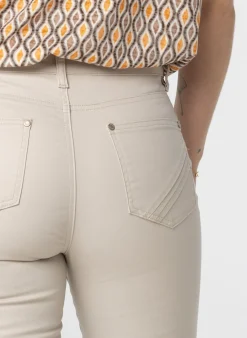 Zandkleurige Broek