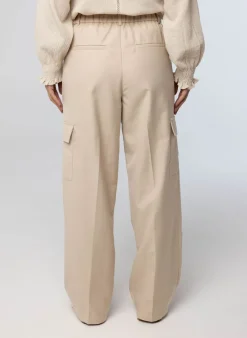 Zandkleurige Cargo Broek