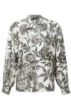 Zwarte Blouse Met Strikdetail