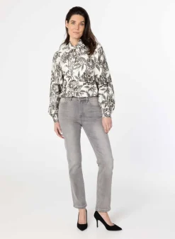 Zwarte Blouse Met Strikdetail